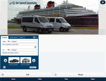 Tablet Screenshot of port-canaveral-transportation.net